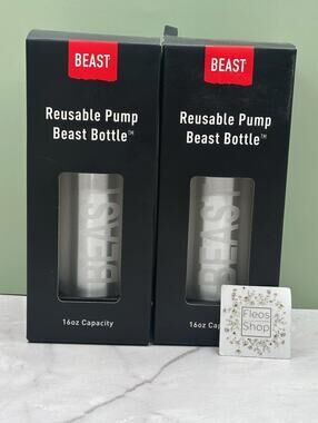 BEAST Reusable Refillable Aluminum Bottle 2-PACK